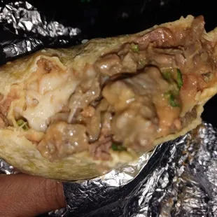 Carne asada burrito yummy