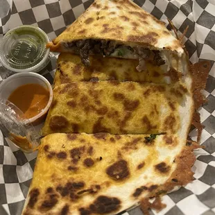 Carne asada quesadilla