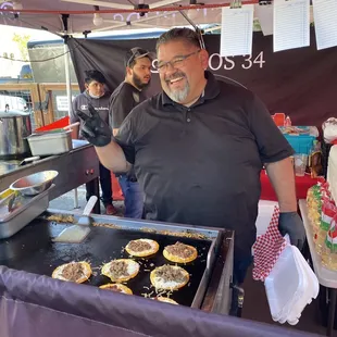 so order a flight of Tacos. Yum  And ask what's their special. Today I had one with little slices of grilled pineapple.
