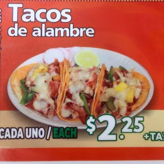 Tacos de Alambre