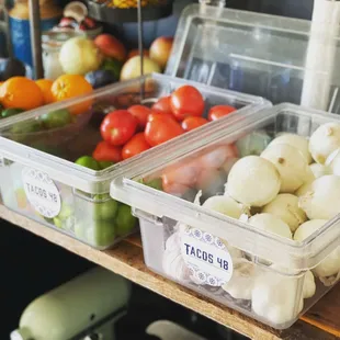 All of our salsas are made freah for each event!