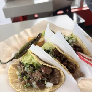 Carne asada tacos