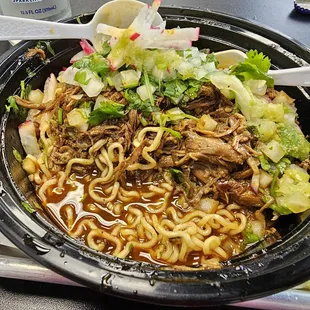 Leftovers- Birria Ramen