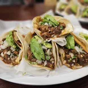 Yummy Carne Asada super tacos! Quick tip: bring cash or a 3.98% card fee would be deducted