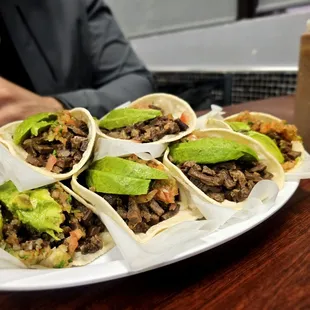 Carne asada super tacos - favorite! Quick tip: bring cash or a 3.98% card fee would be deducted