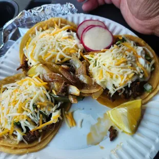 Asada taco supreme