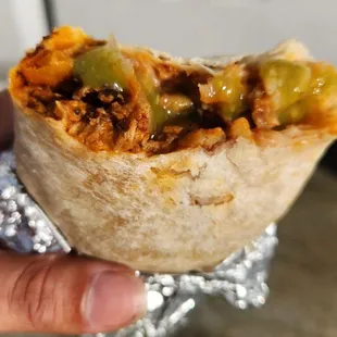 Al pastor burrito