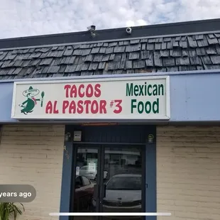 Front of the business