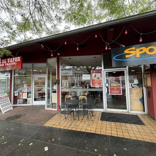 Nextdoor to Spot Pizza!