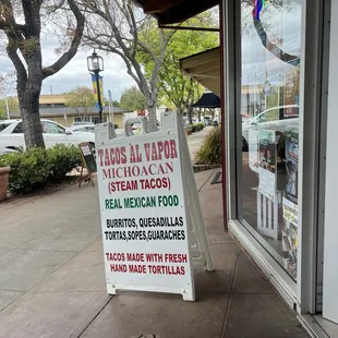 Entrance to the store