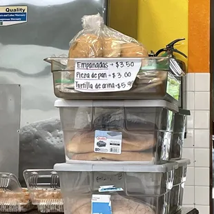 a variety of baked goods