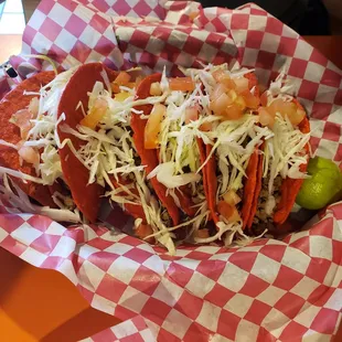 Tacos colorados