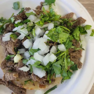 Carne asada taco