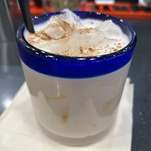 Horchata, Gambinos King Cake Rum Cream and vodka!