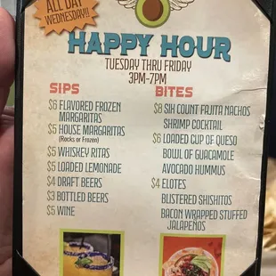 Happy Hour is generous
