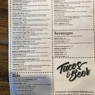 Menu front