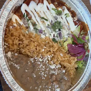 Enchiladas Plate
