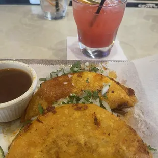 Queso Birria tacos sooooo delicious