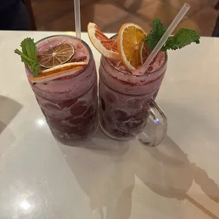 Hibiscus margarita freshly made in house very tasty!