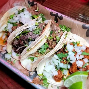 Suadero, birria, Pastor, lengua
