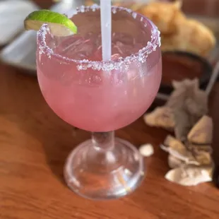 Premium Margarita (fresh squeezed fruit) + Blueberry