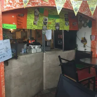 the interior of a restaurant