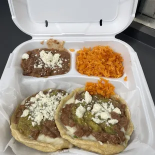 Picaditas! Omg this is so delicious and not to mention hand made tortilla and so soft and tasteful!