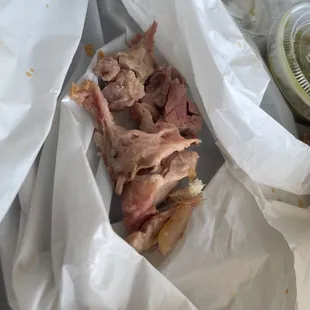 meat in a bag