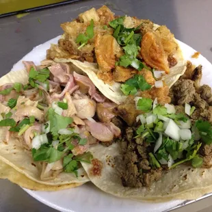 3 huge tacos