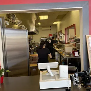sushi and sashimi, interior