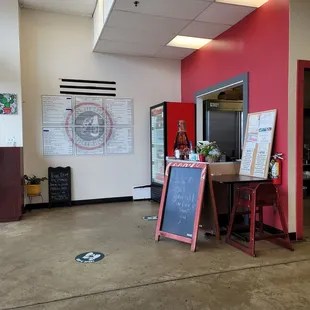 Small 7 table dine-in place.