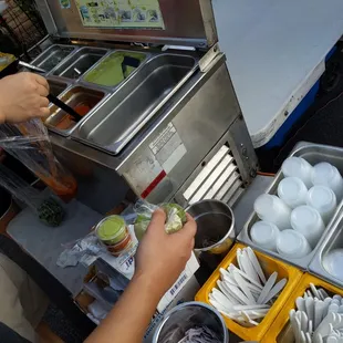 It's all about the condiments