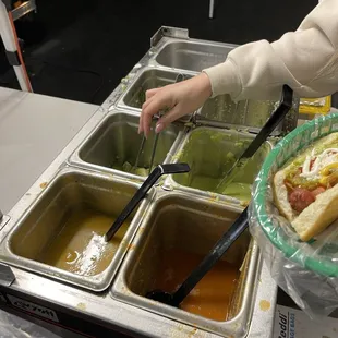 Salsa bar or side bar