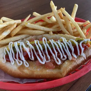 Regular Sonoran hotdog