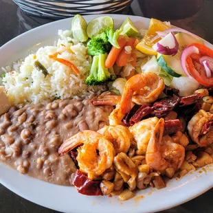 Garlic &amp; Mushroom Shrimp Entree