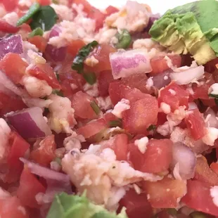Shrimp Ceviche Tostada