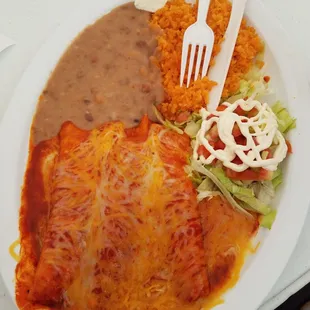 Chicken Enchiladas