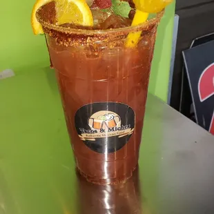 You have to try our Traditional Michelada!!!