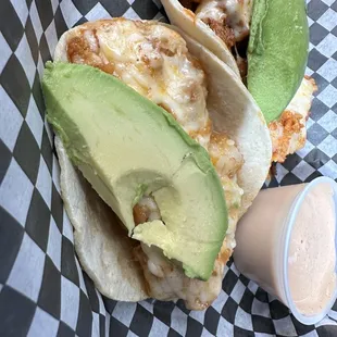 President Taco with avocado