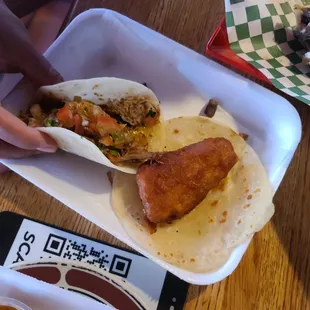 Carnitas &amp; Fish Taco (Seasonal Item)