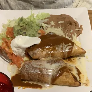 Shredded Beef Chimichanga