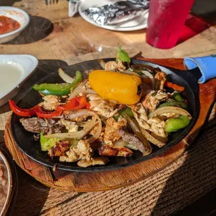 Mix fajitas for one