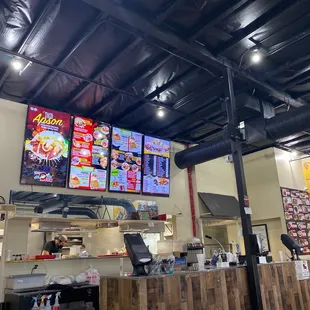 The menu board is overwhelming. I had no idea what I was ordering. When I'm doubt, I go with the Sonoran dog. Cop out, I know.