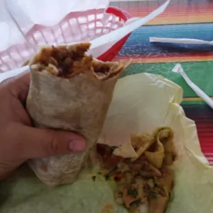 tripas  burrito
