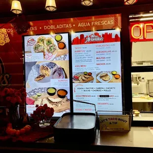 menu, sushi and sashimi