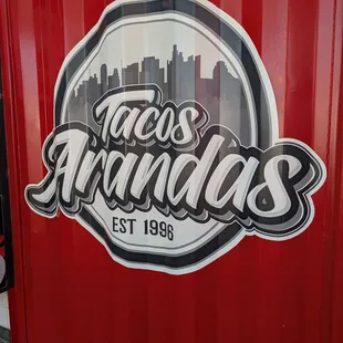 Logo on the shipping container