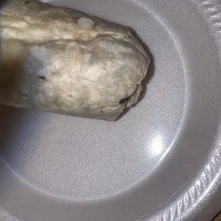 Burrito with mold