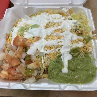 Asada Fries veggie style