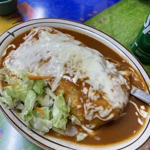 Mojado super burrito