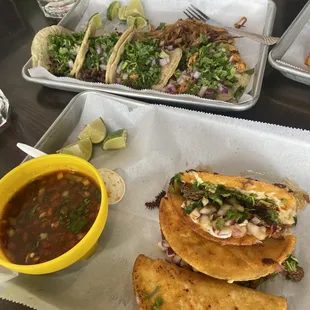 Quesabirria Pollo Taco/ Asada Taco